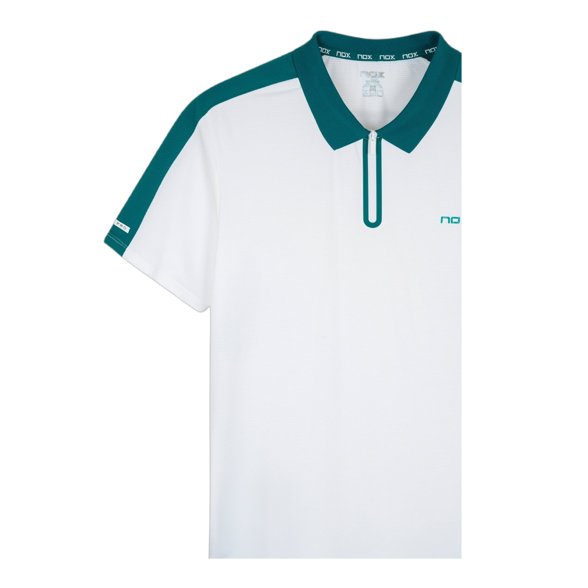 NOX Men'S Pro White Ivy Green Polo Tshirt - Agustin Tapia