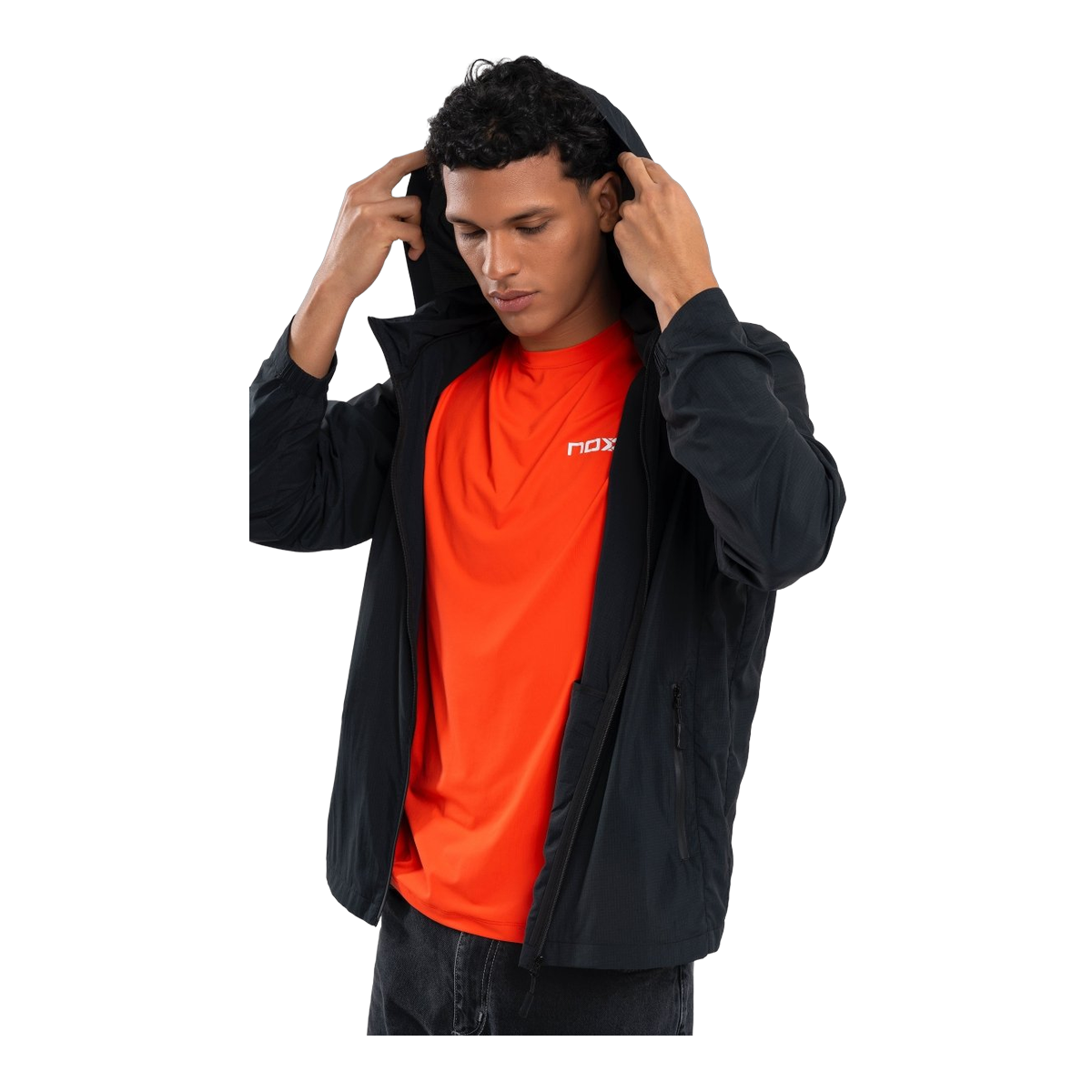 NOX Team Men'S Windbreaker Black Jacket