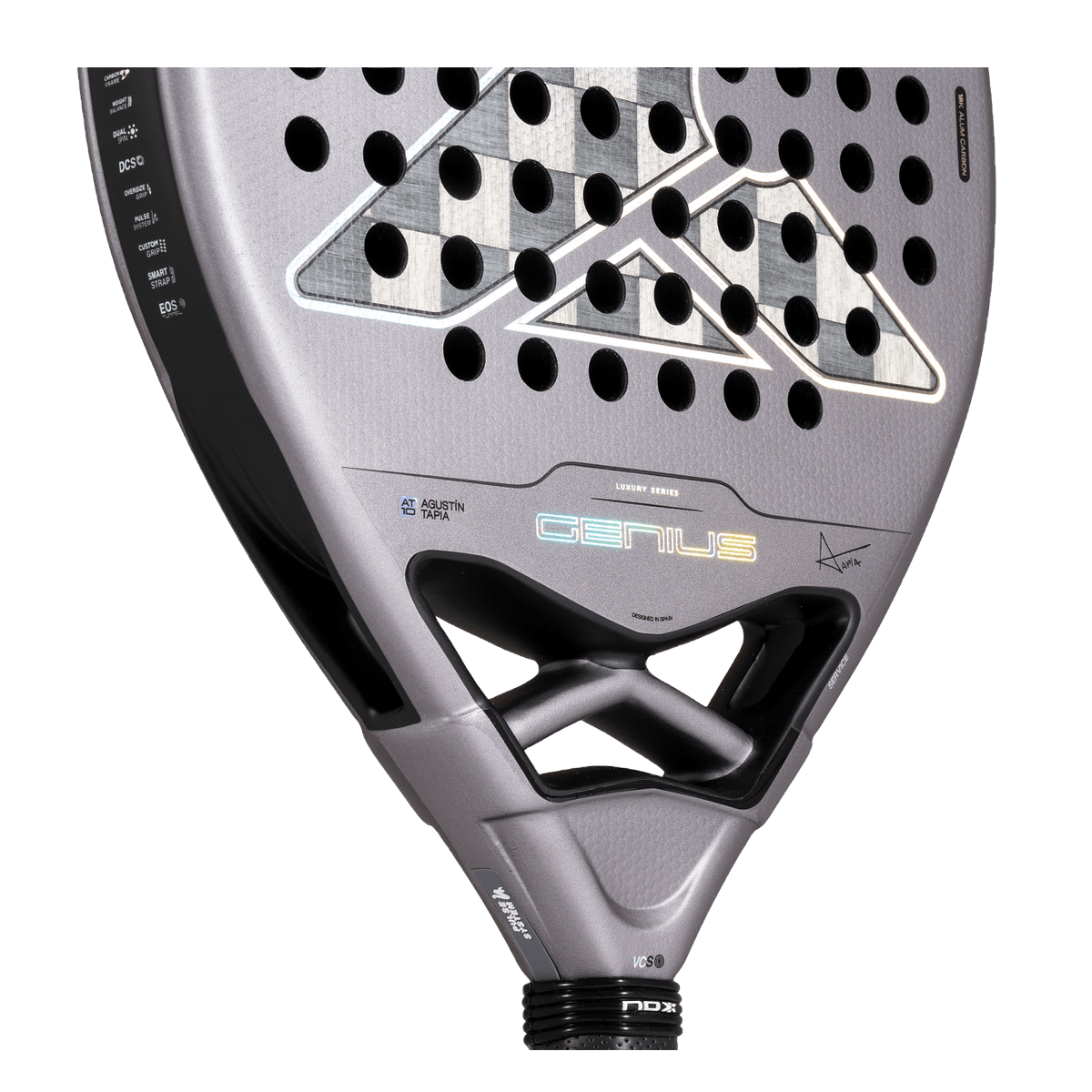 مضرب بادل NOX Genius 18K Alum 2027 - Agustin Tapia