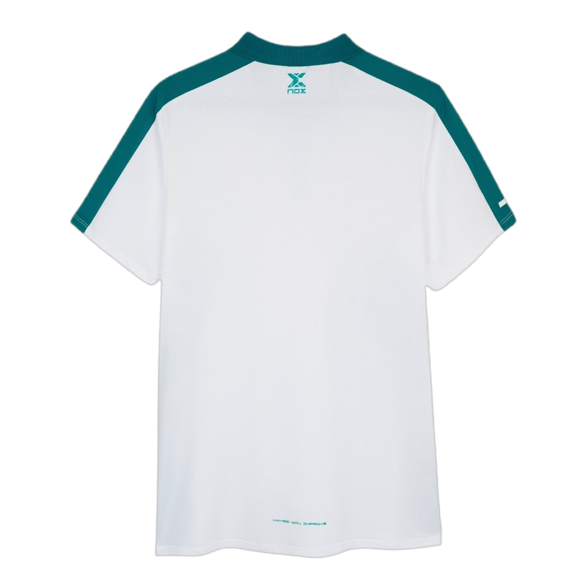 NOX Men'S Pro White Ivy Green Polo Tshirt - Agustin Tapia