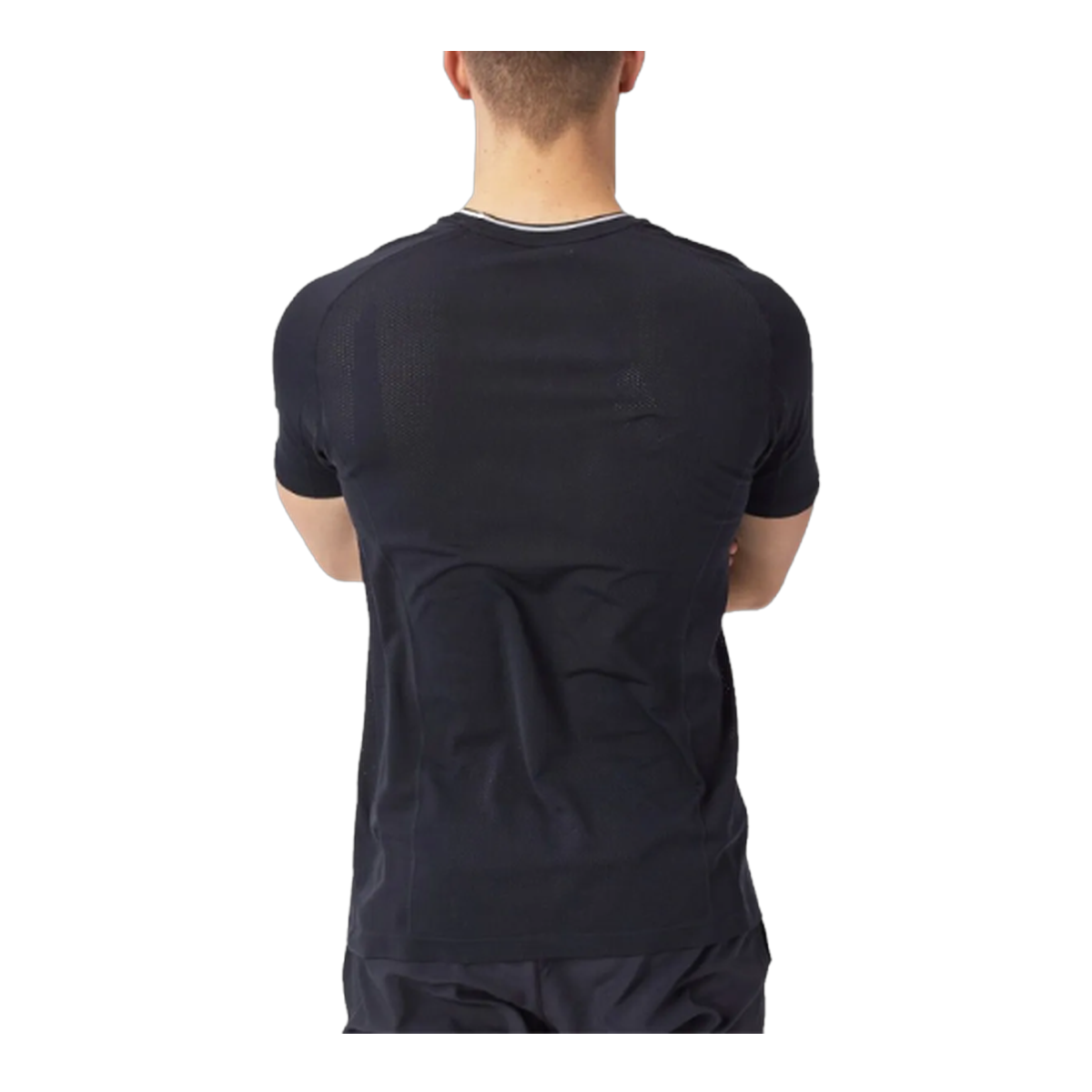 Wilson Seamless Crew Black T-Shirt - Bela