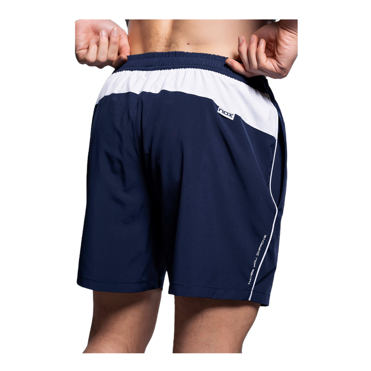 NOX Men'S Team Shorts Blue Apparel - Agustín Tapia