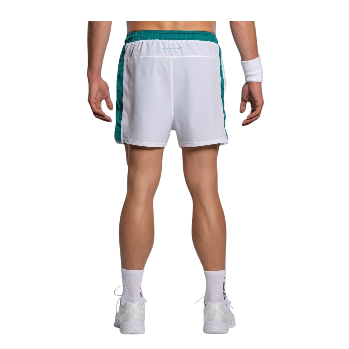 NOX Men'S Shorts Pro White Ivy Green Apparel - Agustin Tapia