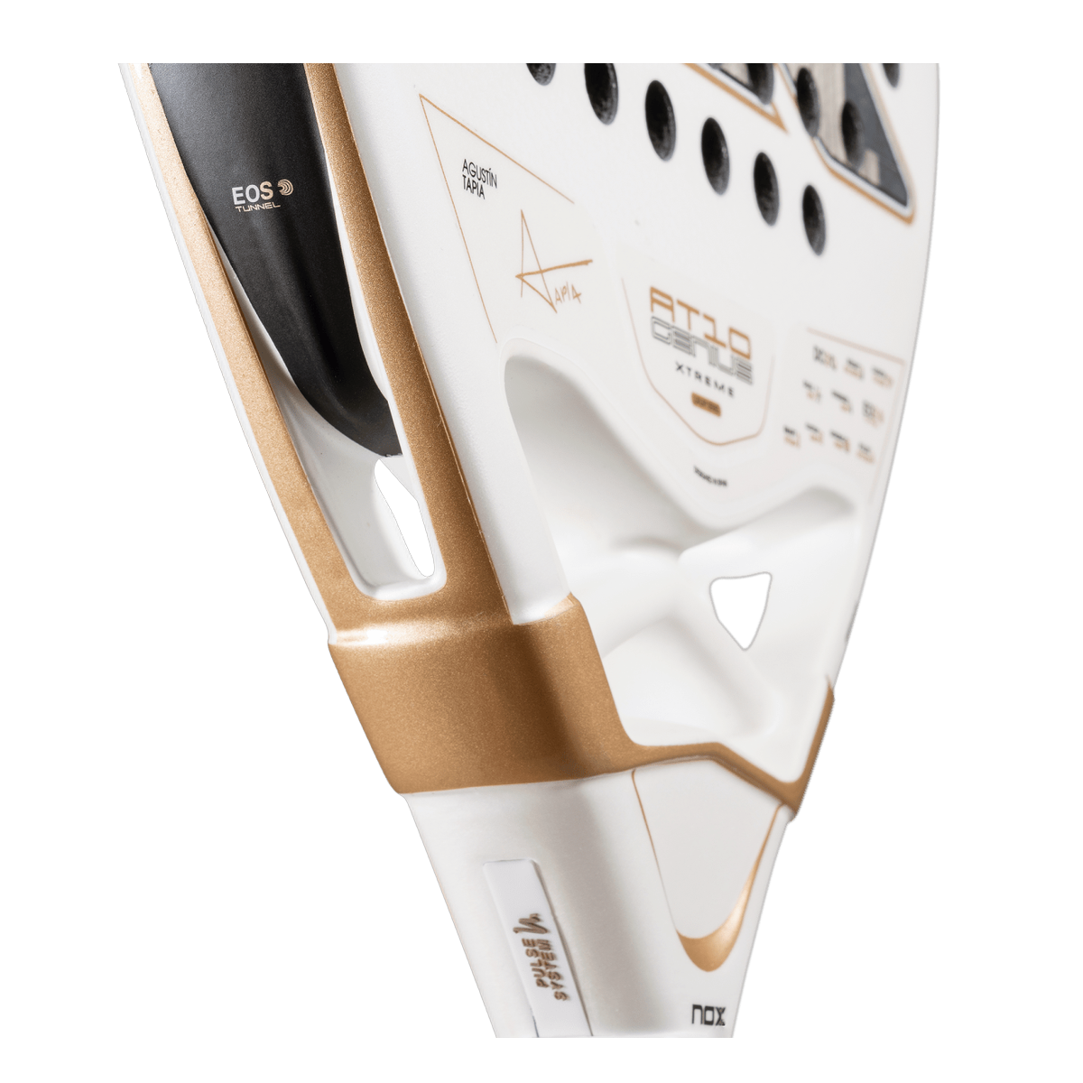 مضرب بادل NOX AT10 Luxury Genius 12K Alum Xtrem 2026 - Agustin Tapia