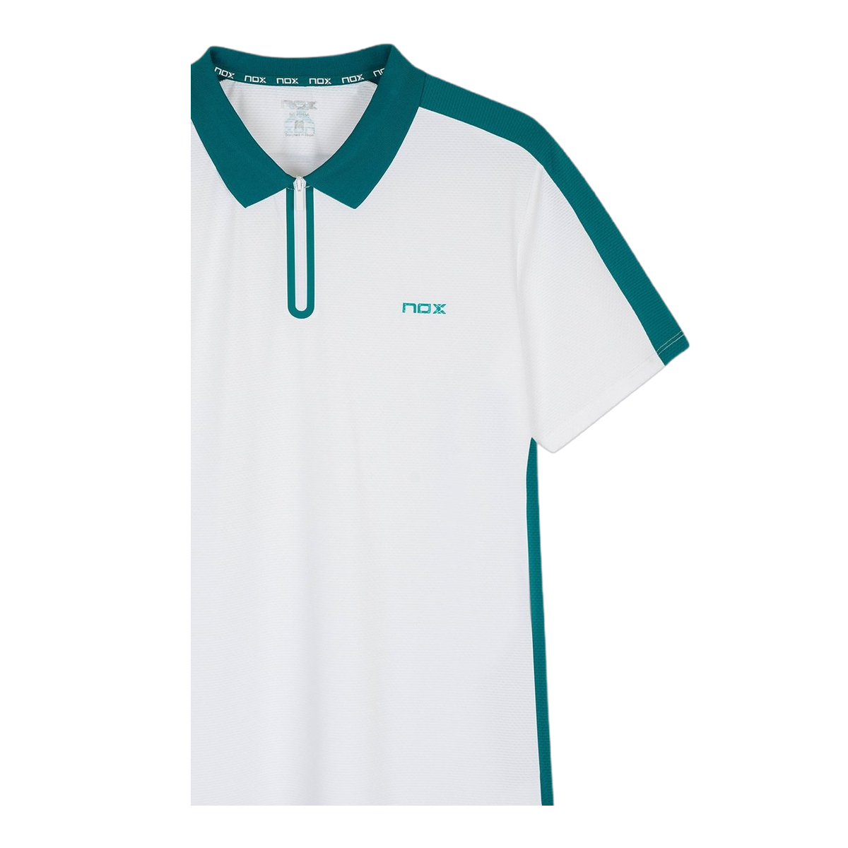 NOX Men'S Pro White Ivy Green Polo Tshirt - Agustin Tapia