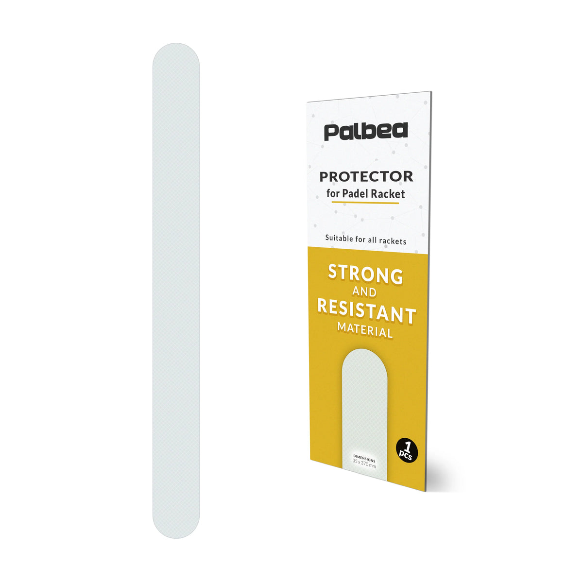 Transparent Padel Racket Protector 1X
