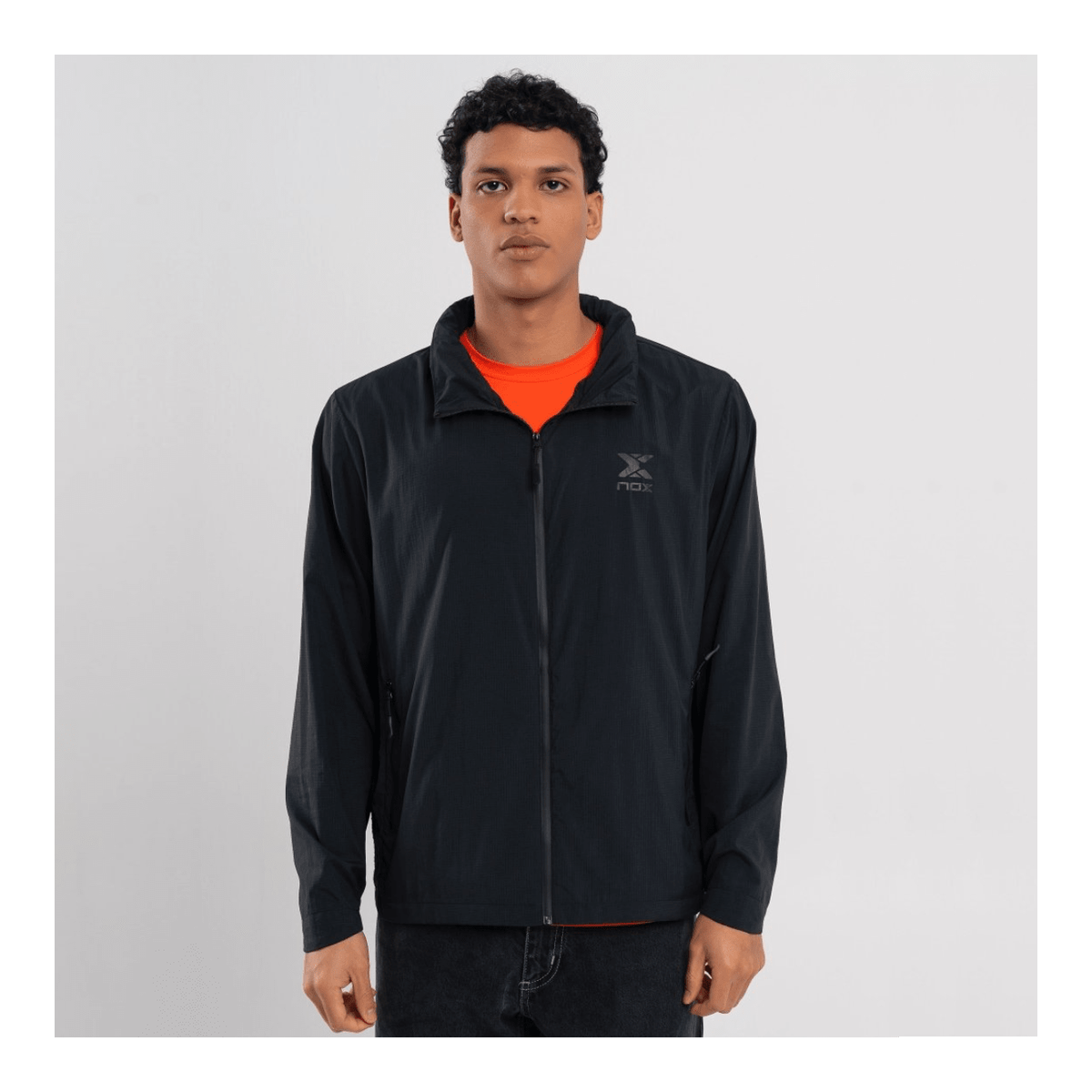 NOX Team Men'S Windbreaker Black Jacket