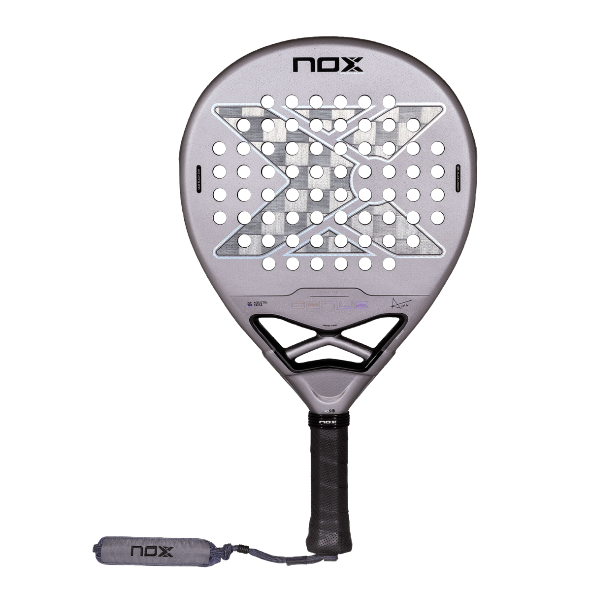 مضرب بادل NOX Genius 18K Alum 2027 - Agustin Tapia