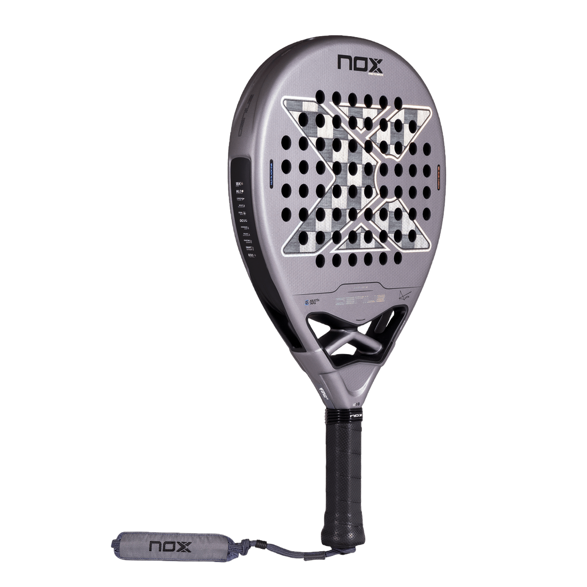 مضرب بادل NOX Genius 18K Alum 2027 - Agustin Tapia