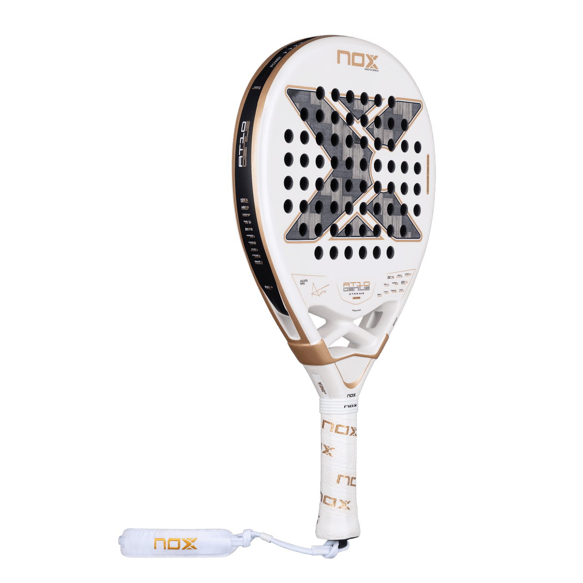مضرب بادل NOX AT10 Luxury Genius 12K Alum Xtrem 2026 - Agustin Tapia