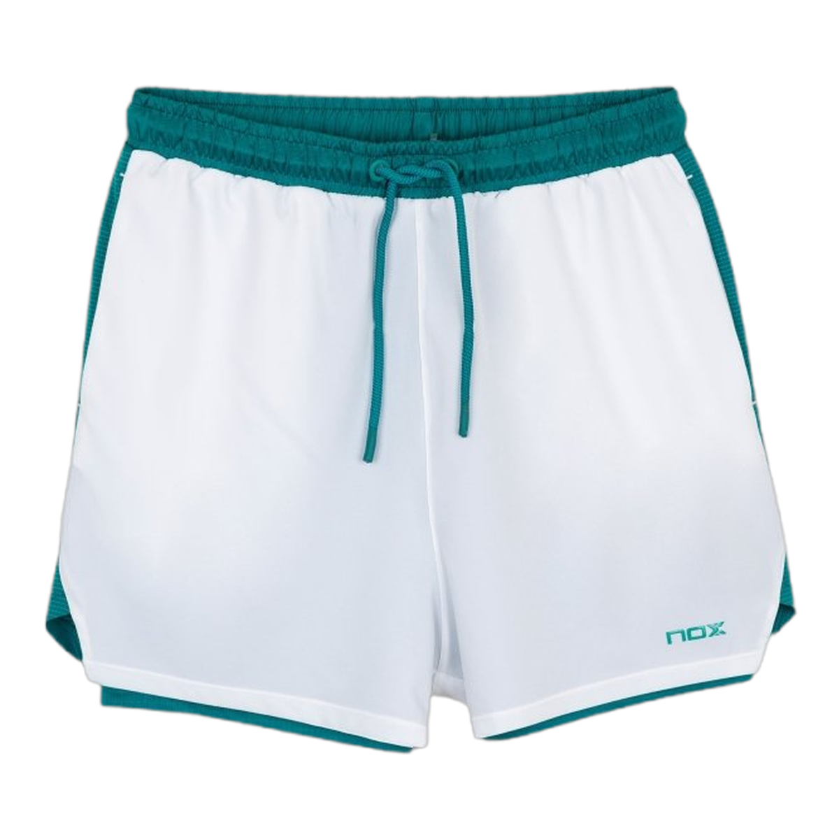 NOX Men'S Shorts Pro White Ivy Green Apparel - Agustin Tapia
