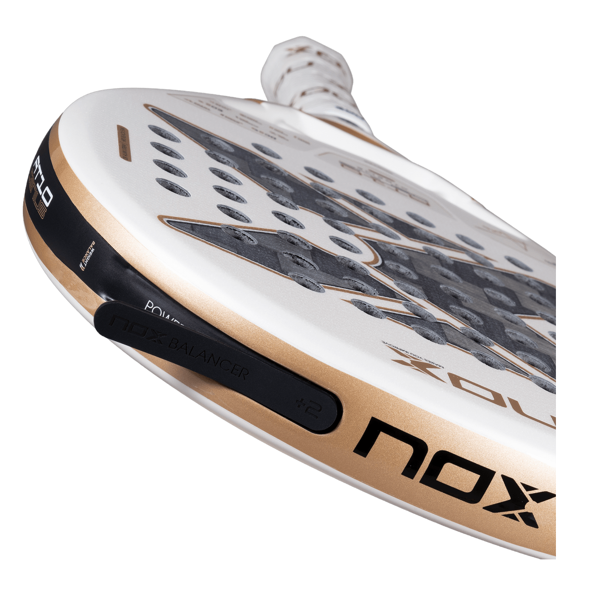 مضرب بادل NOX AT10 Luxury Genius 12K Alum Xtrem 2026 - Agustin Tapia