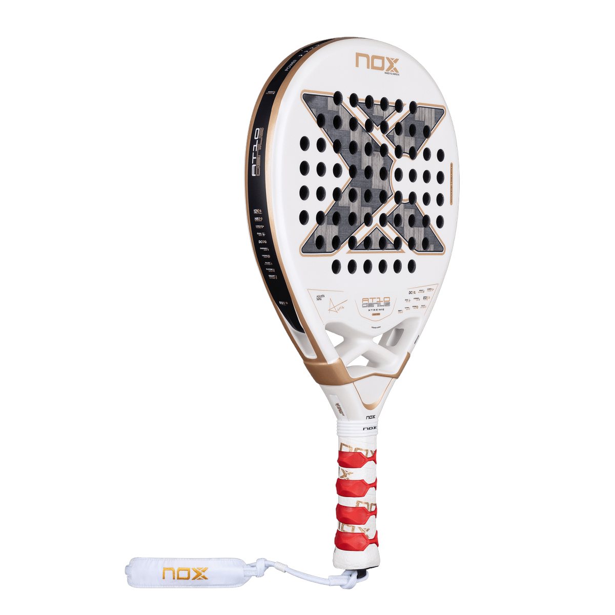 مضرب بادل NOX AT10 Luxury Genius 12K Alum Xtrem 2026 - Agustin Tapia