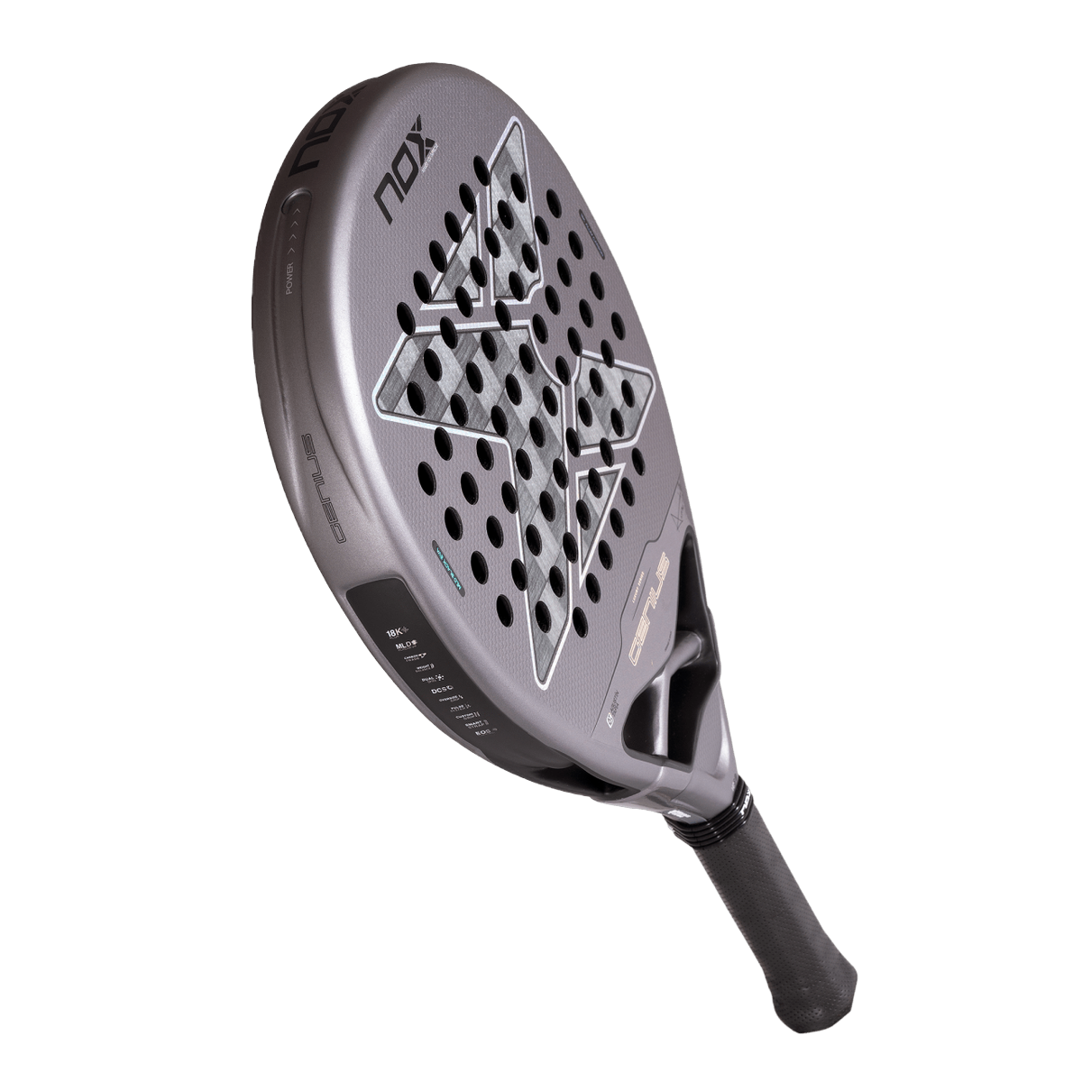 مضرب بادل NOX Genius 18K Alum 2027 - Agustin Tapia