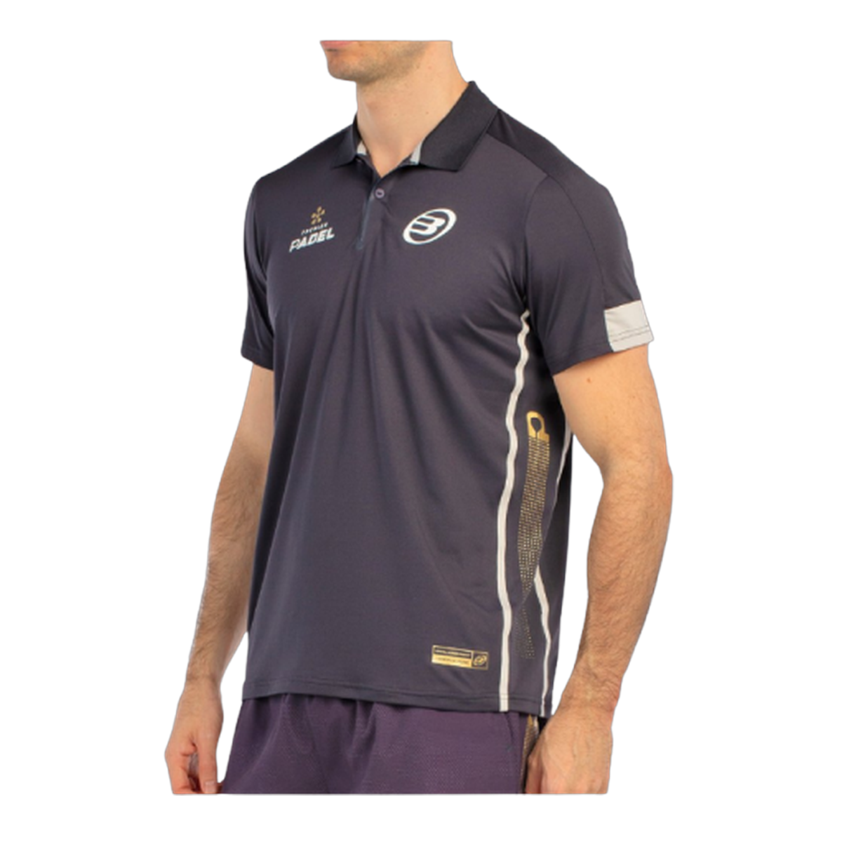 Bullpadel Polo Shirt Bogue Charcoal