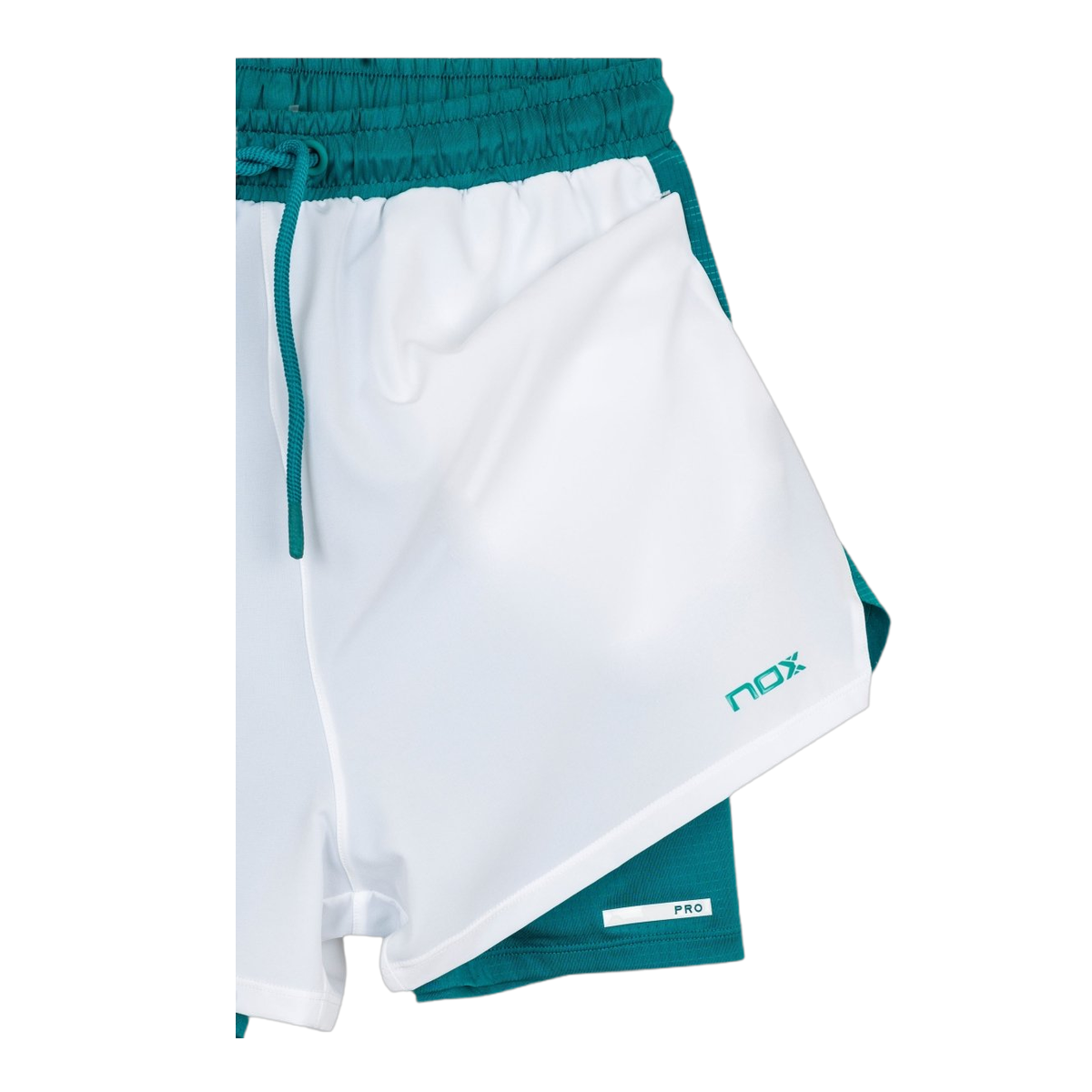 NOX Men'S Shorts Pro White Ivy Green Apparel - Agustin Tapia
