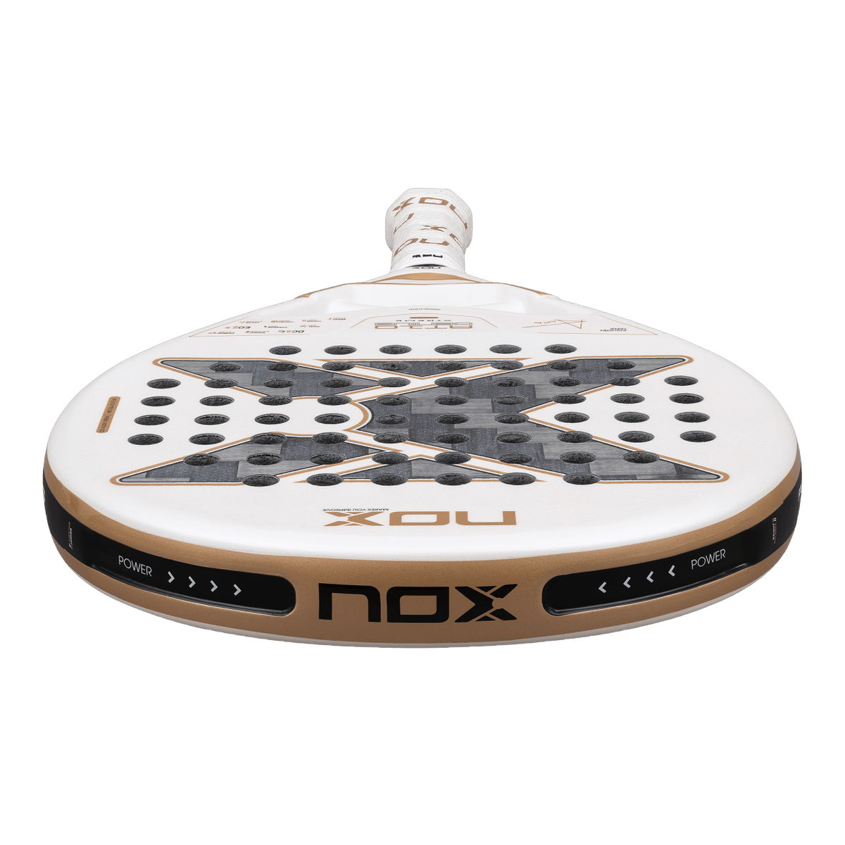 مضرب بادل NOX AT10 Luxury Genius 12K Alum Xtrem 2026 - Agustin Tapia