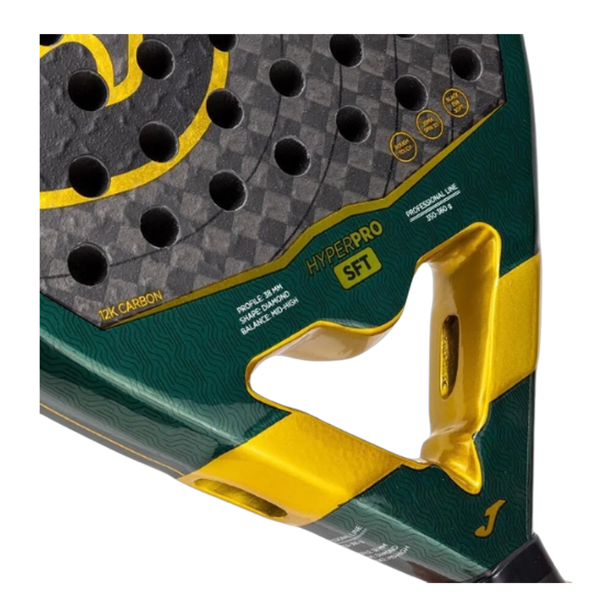 Joma Hyper Pro Soft Green Black Padel Racket
