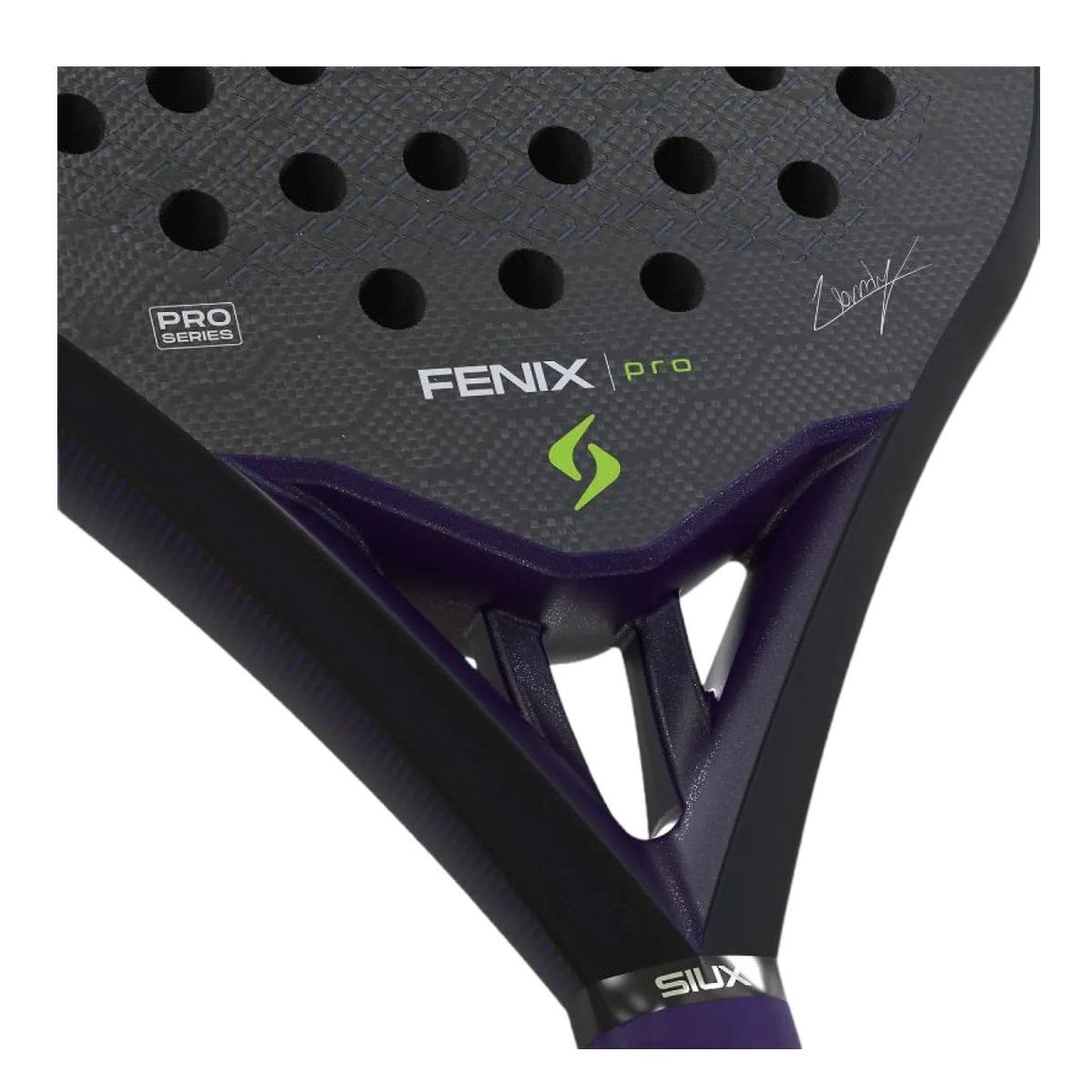 مضرب بادل Siux Fenix Pro Black 2026 - Leo Augsburger