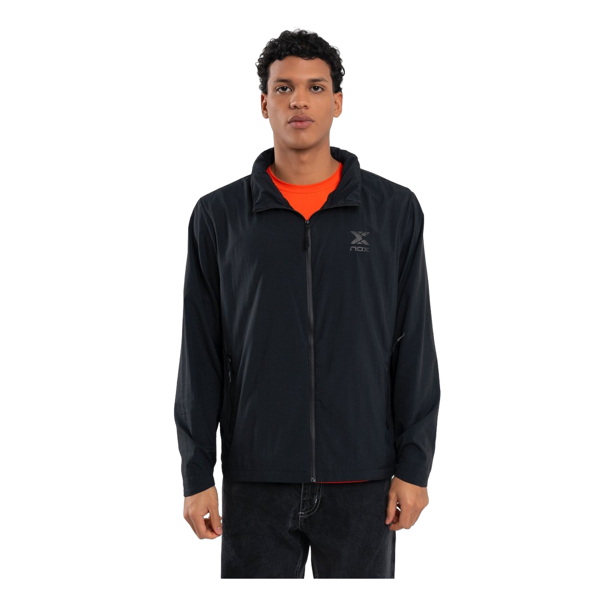 NOX Team Men'S Windbreaker Black Jacket
