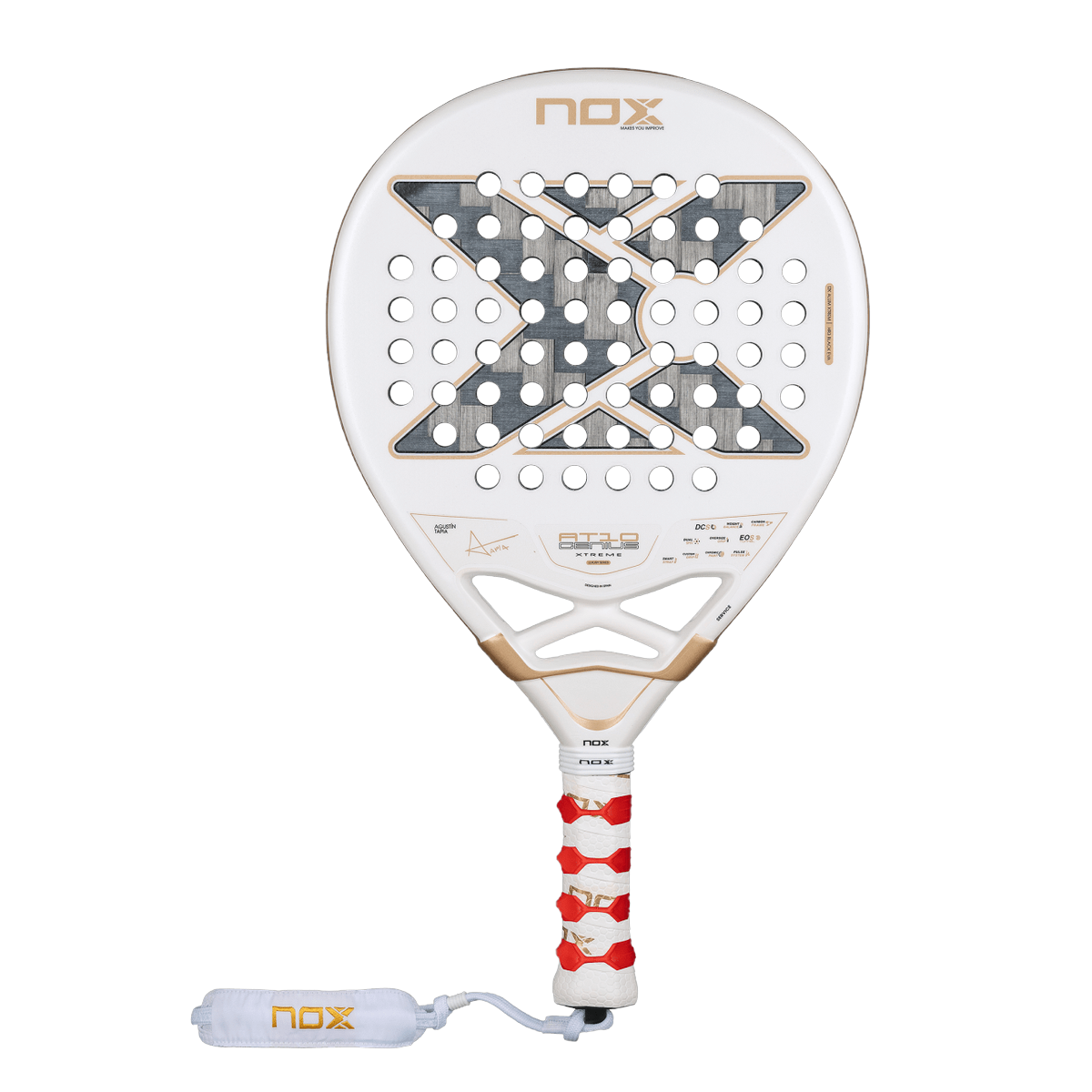 مضرب بادل NOX AT10 Luxury Genius 12K Alum Xtrem 2026 - Agustin Tapia