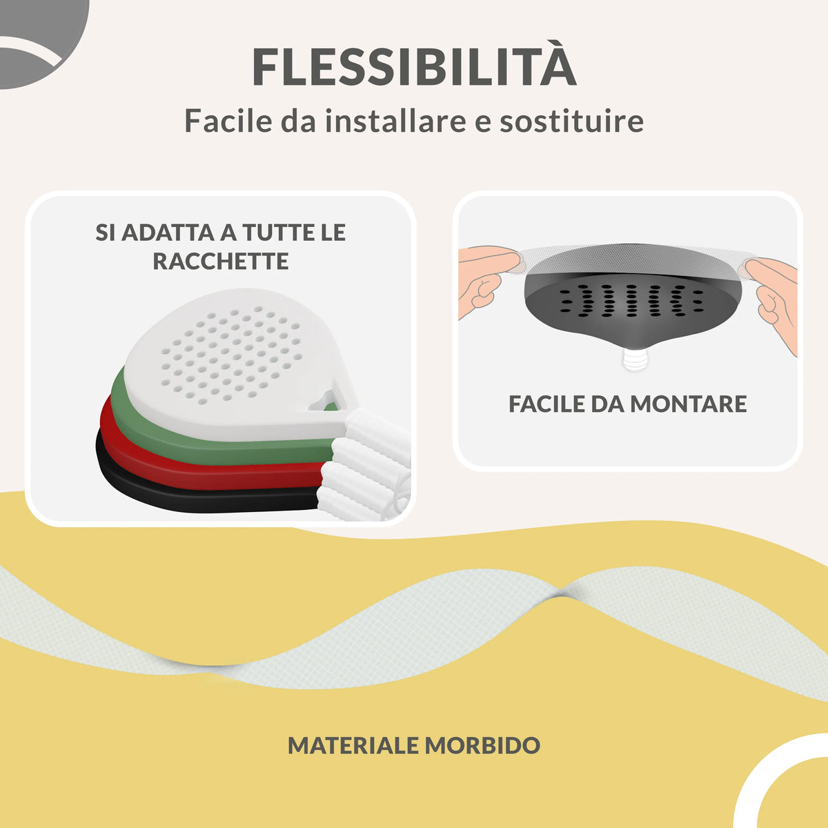 Transparent Padel Racket Protector 1X