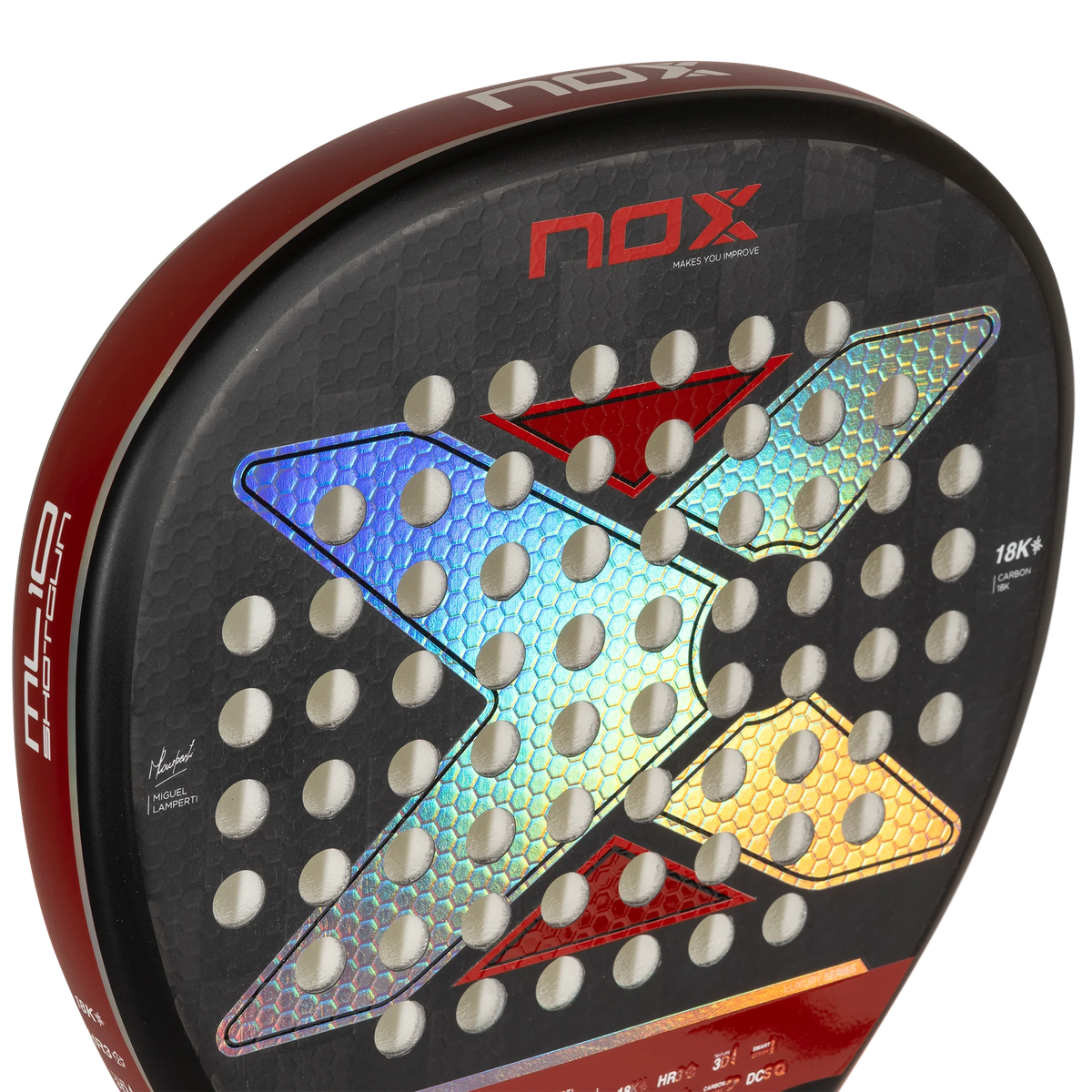 مضرب بادل Nox ML10 Shotgun 18K احترافي – إصدار Miguel Lamperti