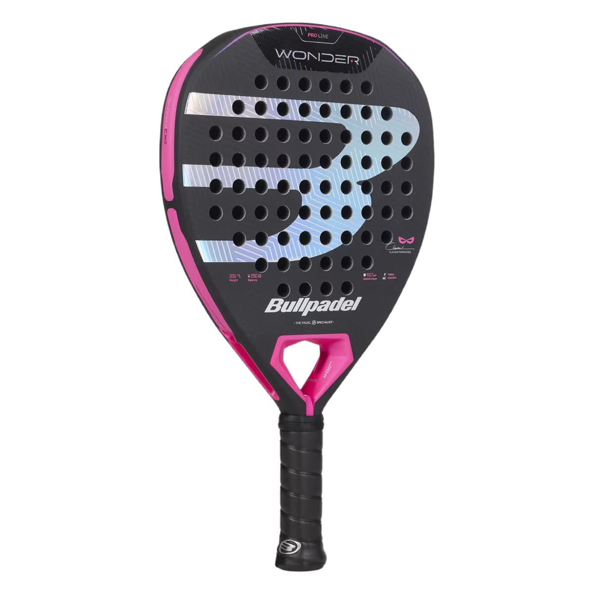 مضرب بادل Bullpadel Wonder 2027 - Claudia Fernandez