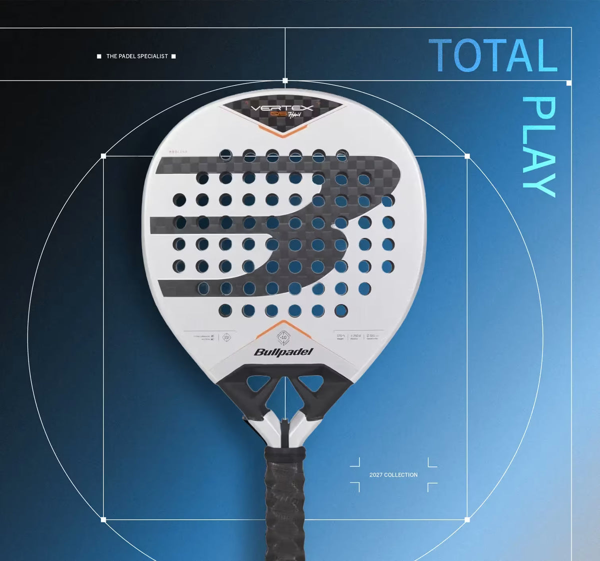 مضرب بادل Bullpadel Vertex 05 Hybrid 2027 - Juan Tello